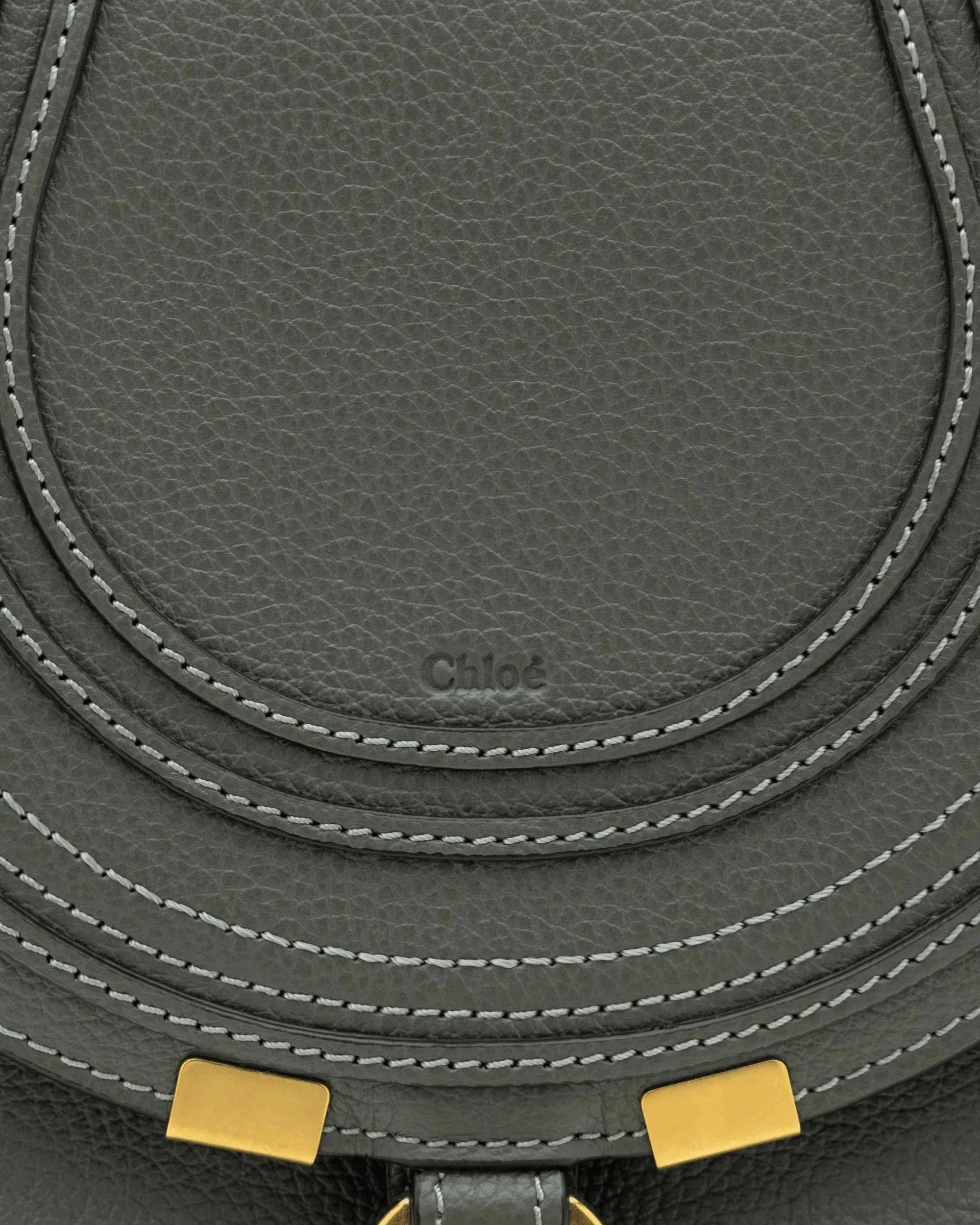 Small Marcie Leather Saddle Bag