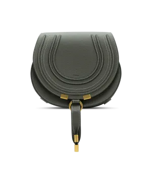 Small Marcie Leather Saddle Bag