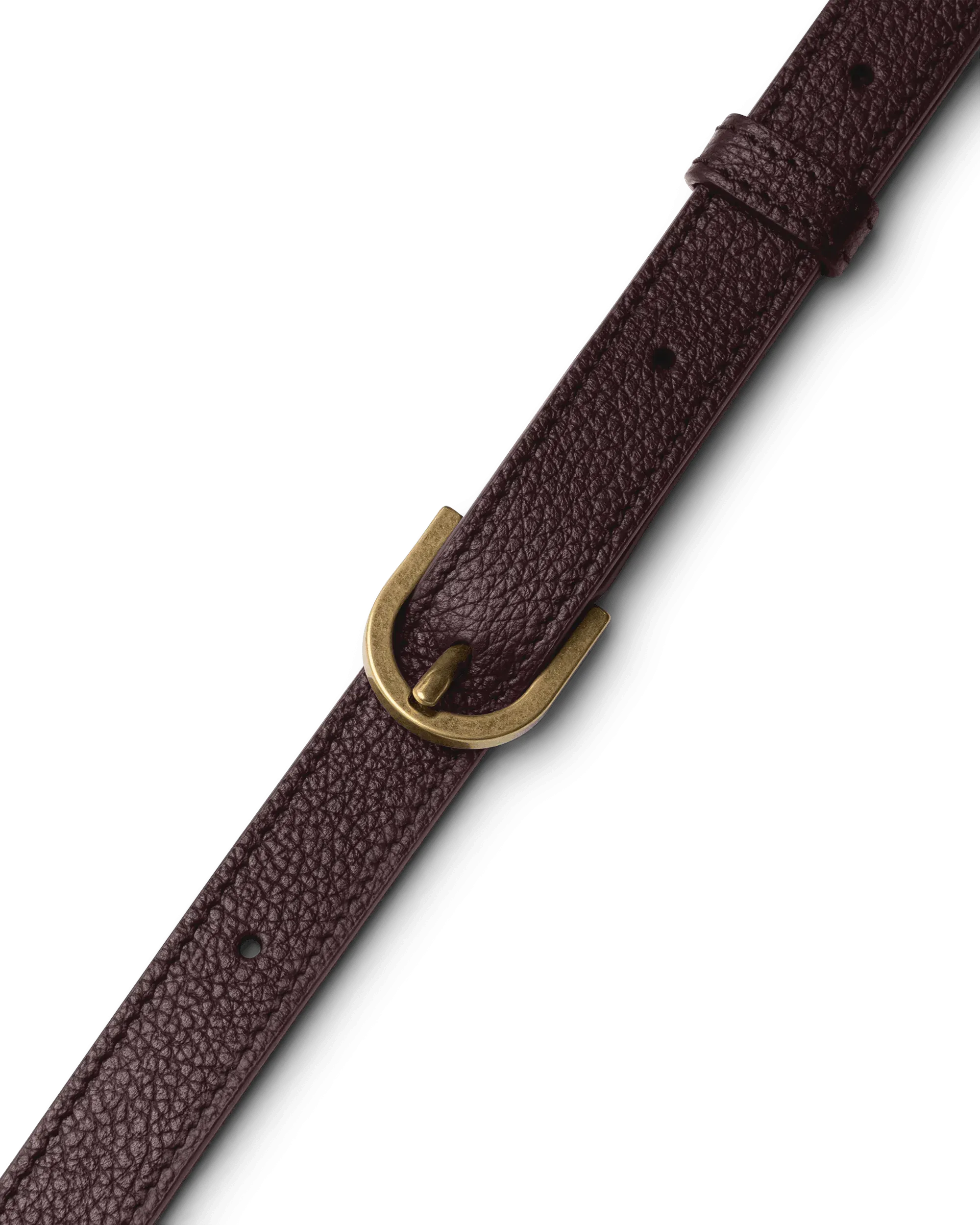 Small Marcie Leather Saddle Bag