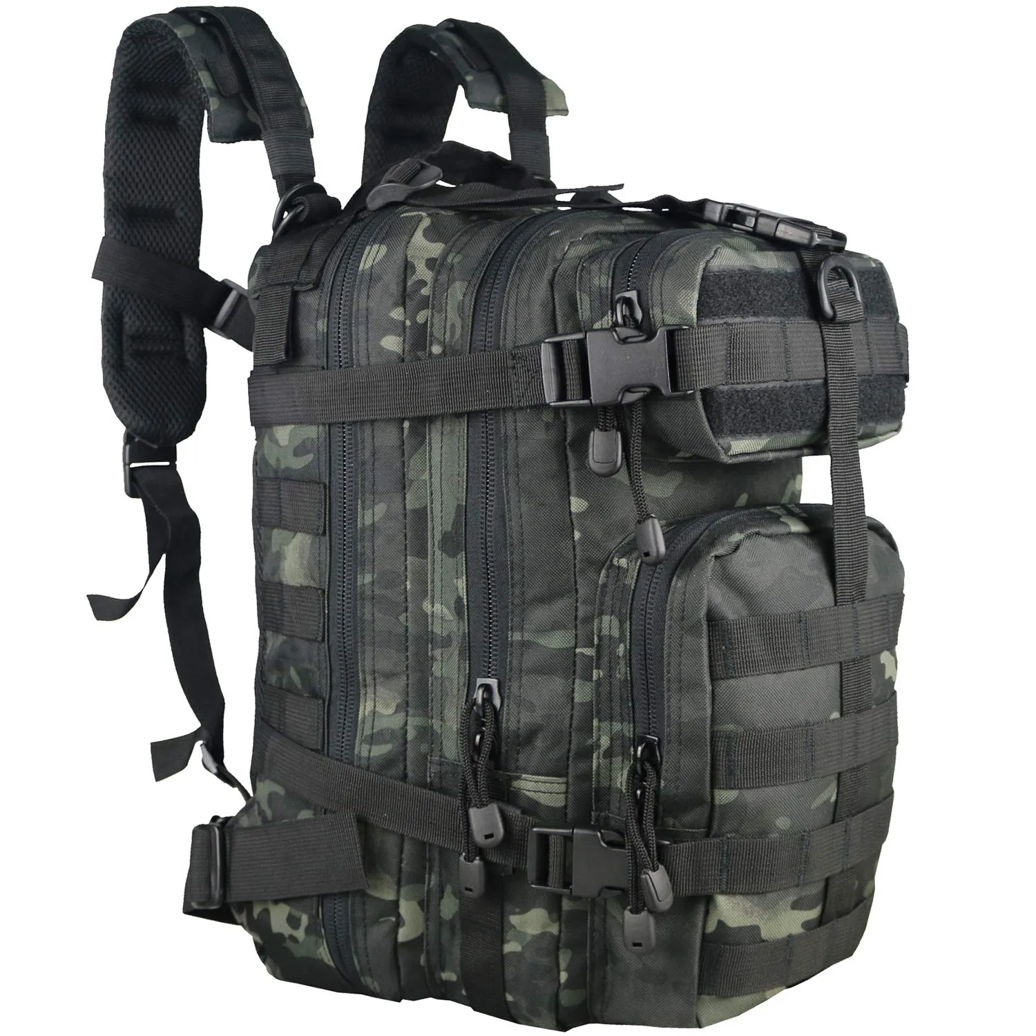 Small Military Tactical Backpack 30L Assault Backpack Tactical Bag Black Multicam