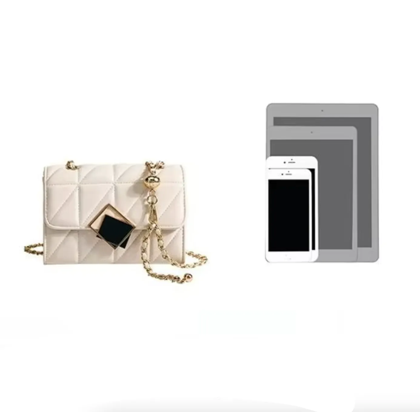 Sofia Quilted Flap Bag