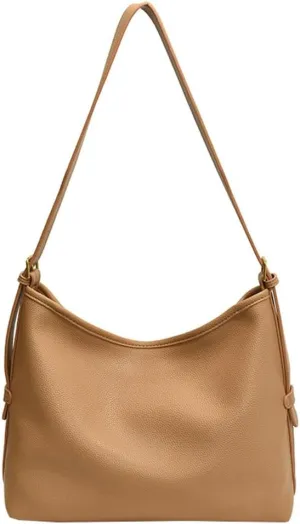 Soft Vegan Leather Shoulder Bags for Women Casual Crossbody Tote Purse Handbag Ladies Work Top Handle Satchels 2psc