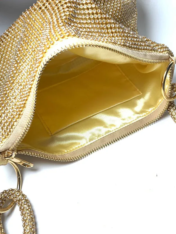👜Sparkle Beaded Diamond Hobo Shoulder Bag👜