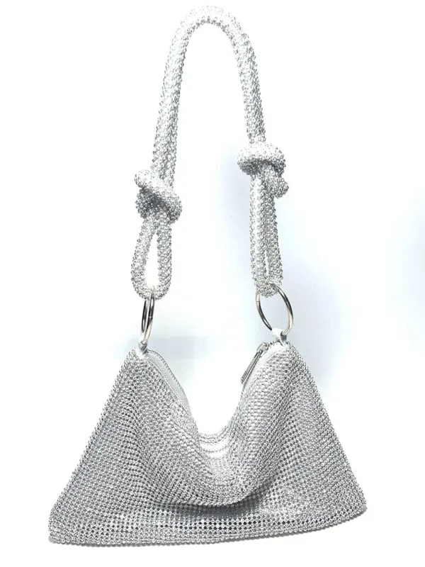 👜Sparkle Beaded Diamond Hobo Shoulder Bag👜