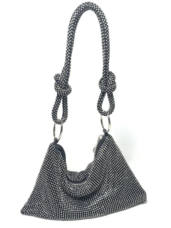 👜Sparkle Beaded Diamond Hobo Shoulder Bag👜