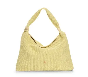 Spetses Straw Hobo Shoulder Bag Yellow