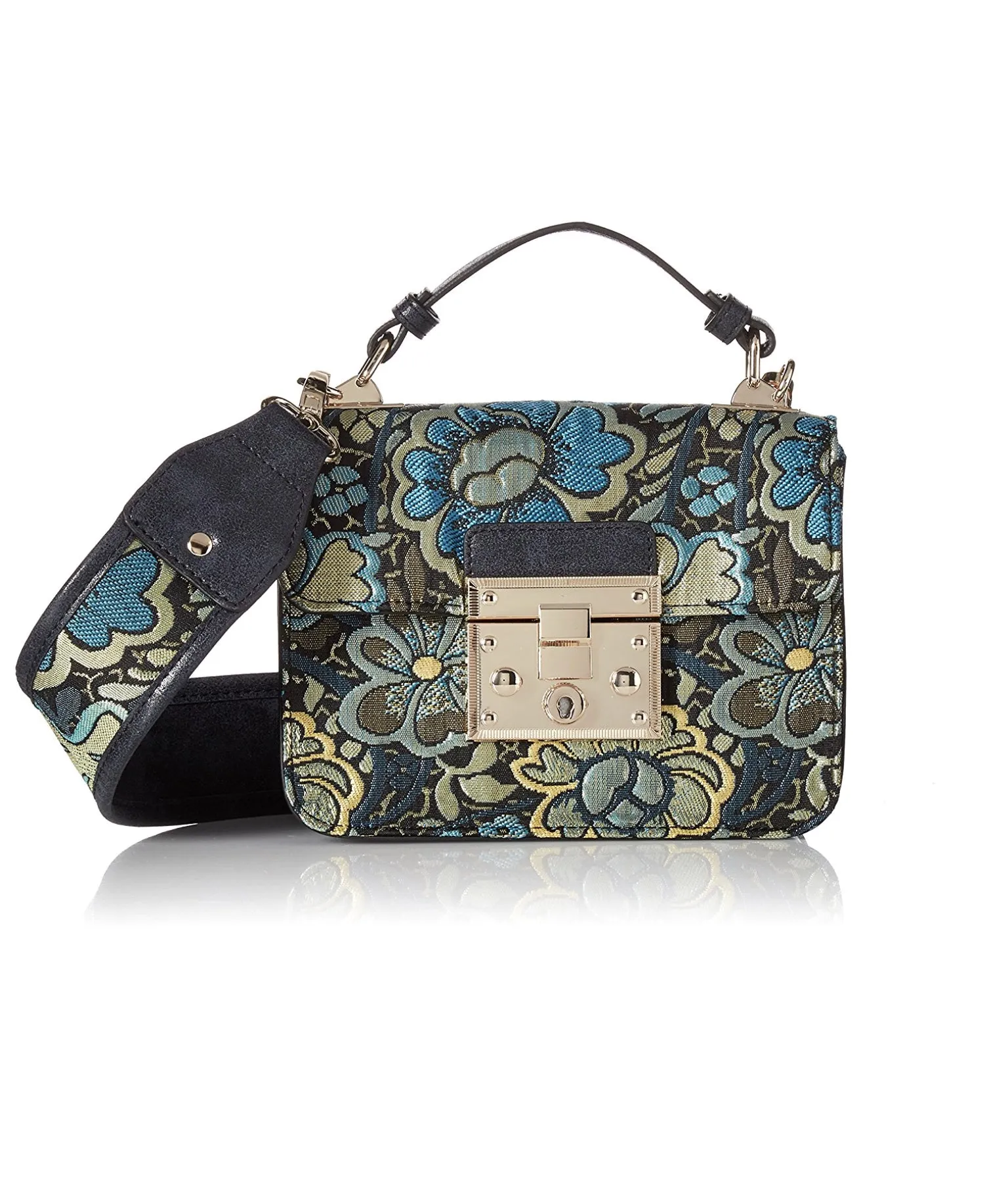 Steve Madden Blue Lara Satchel Bag