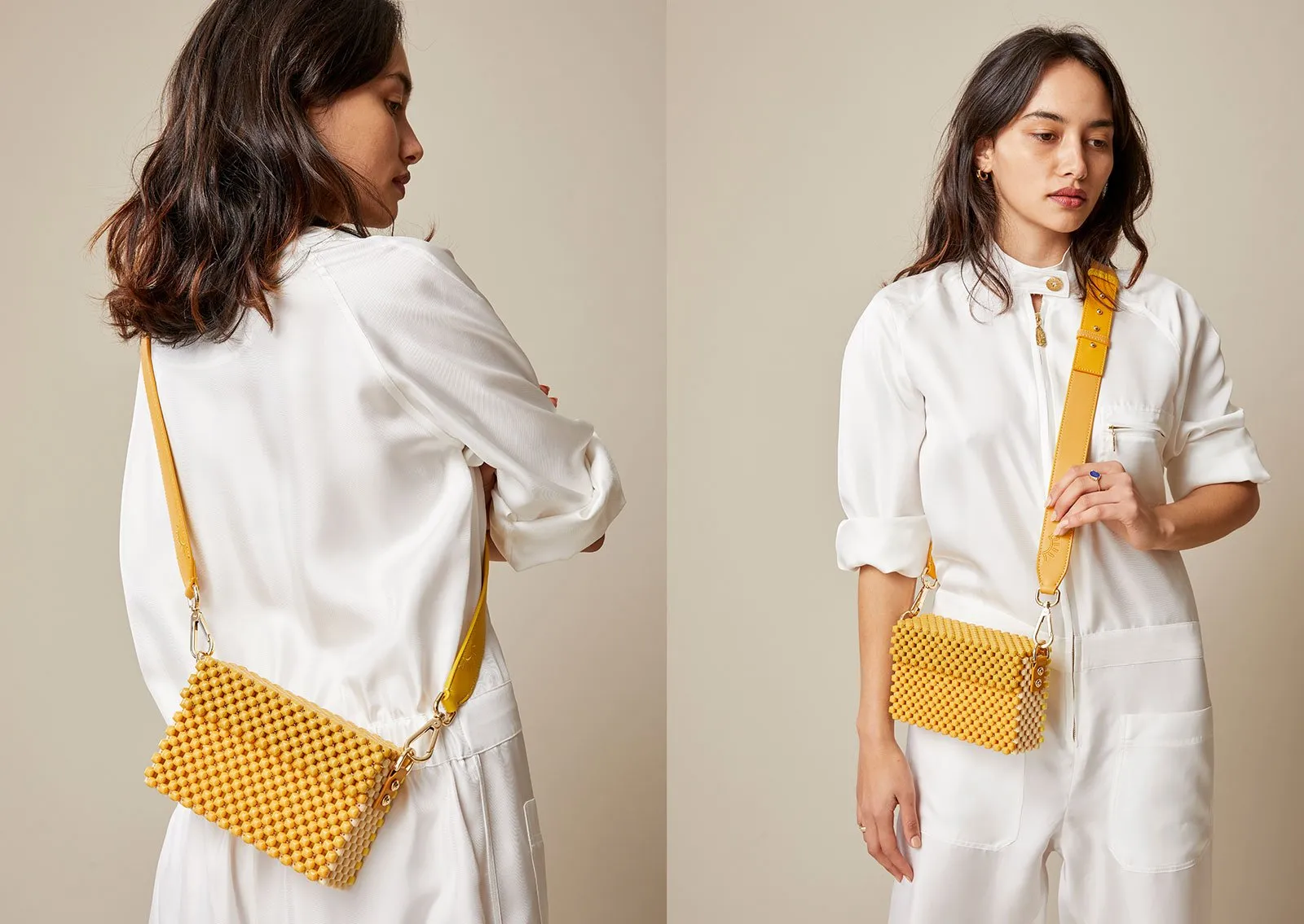 Sunlit Cocktail Clutch - Yellow Multi