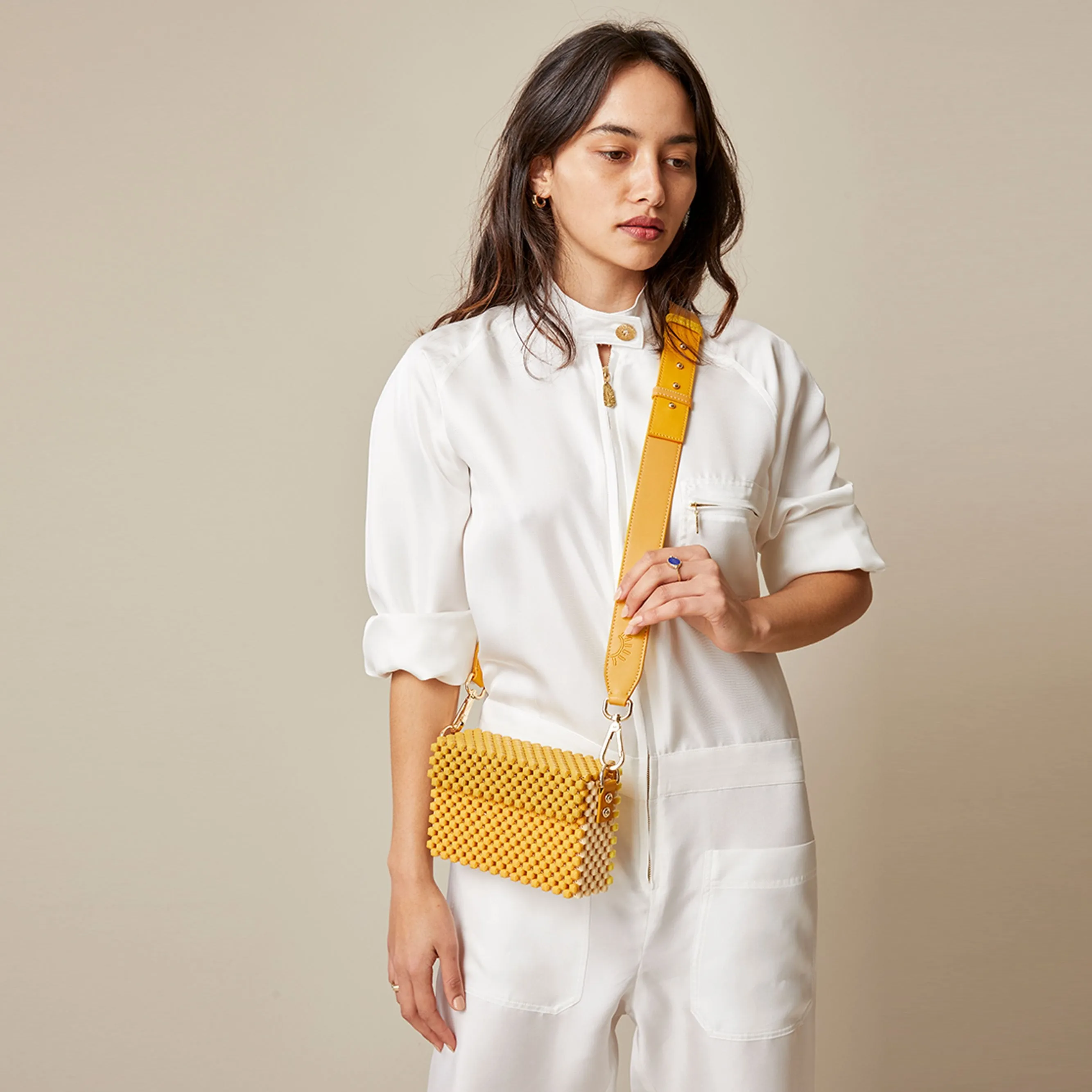 Sunlit Cocktail Clutch - Yellow Multi