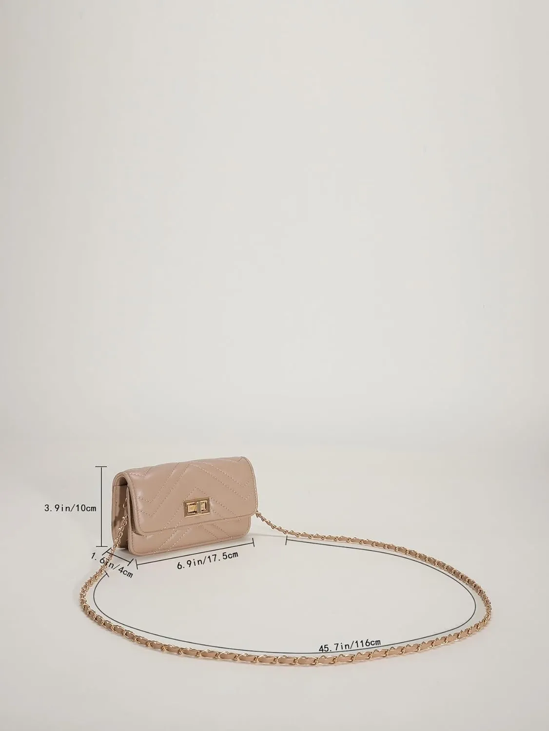 SweatyRocks Women's Quilted Chain Crossbody Bag Leather Shoulder Bags