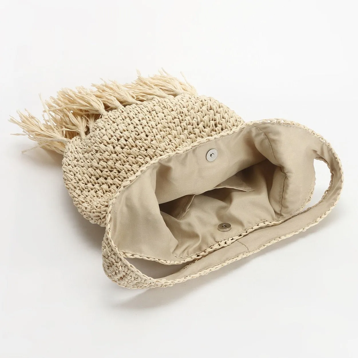 Taffe Bohemian Tassels Straw Hobo Bags  - 2 Colors