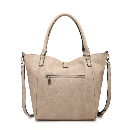 Tassel Accent Studded Handbag