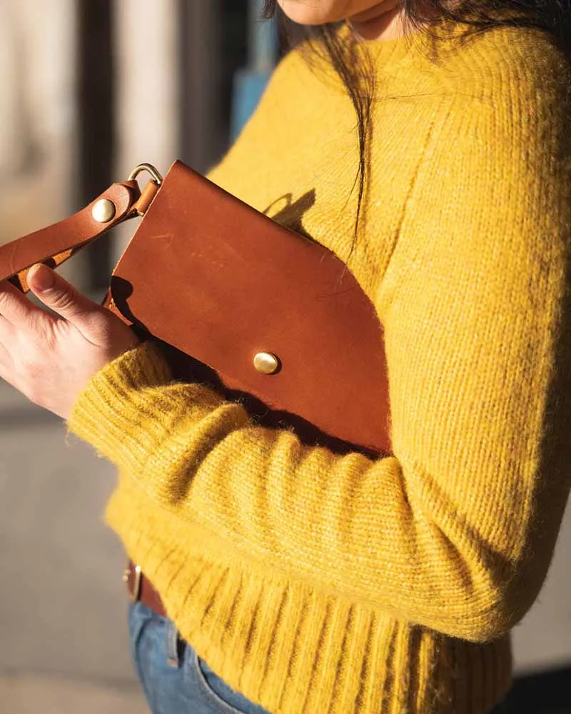 The Pricy Black Wristlet Clutch