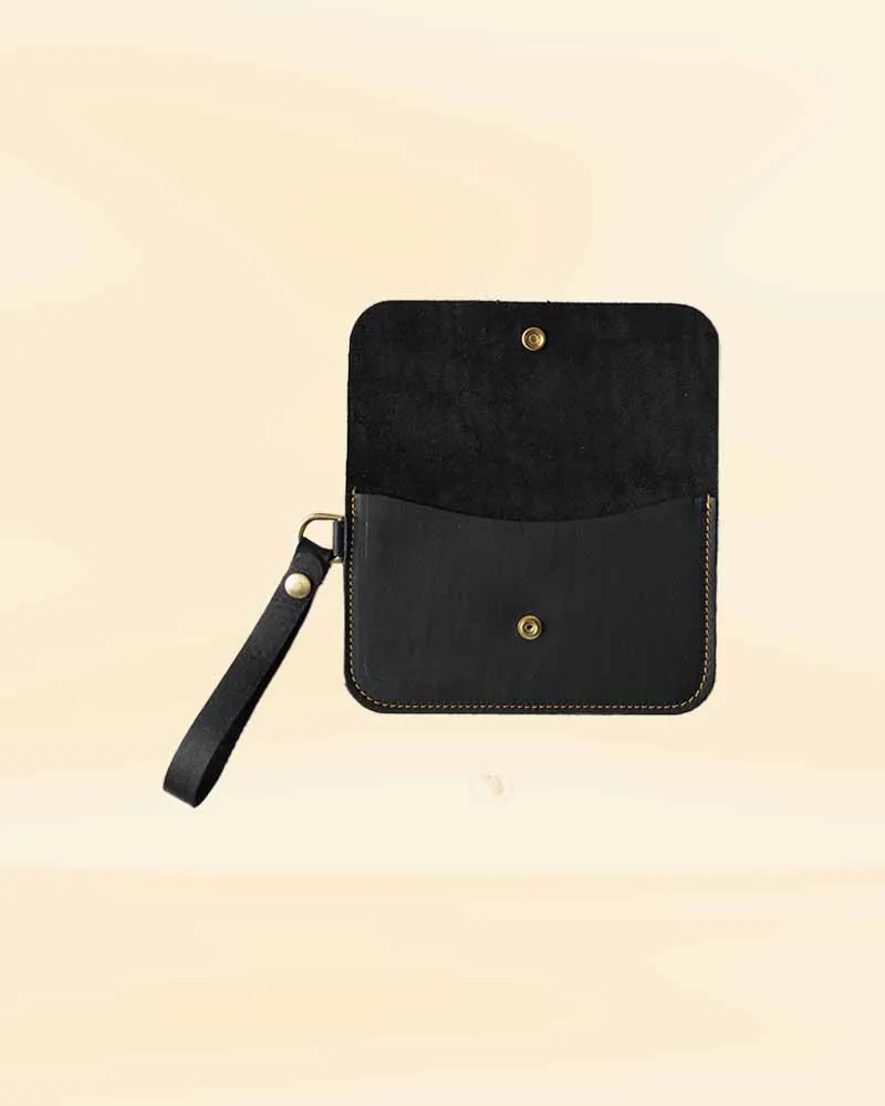 The Pricy Black Wristlet Clutch