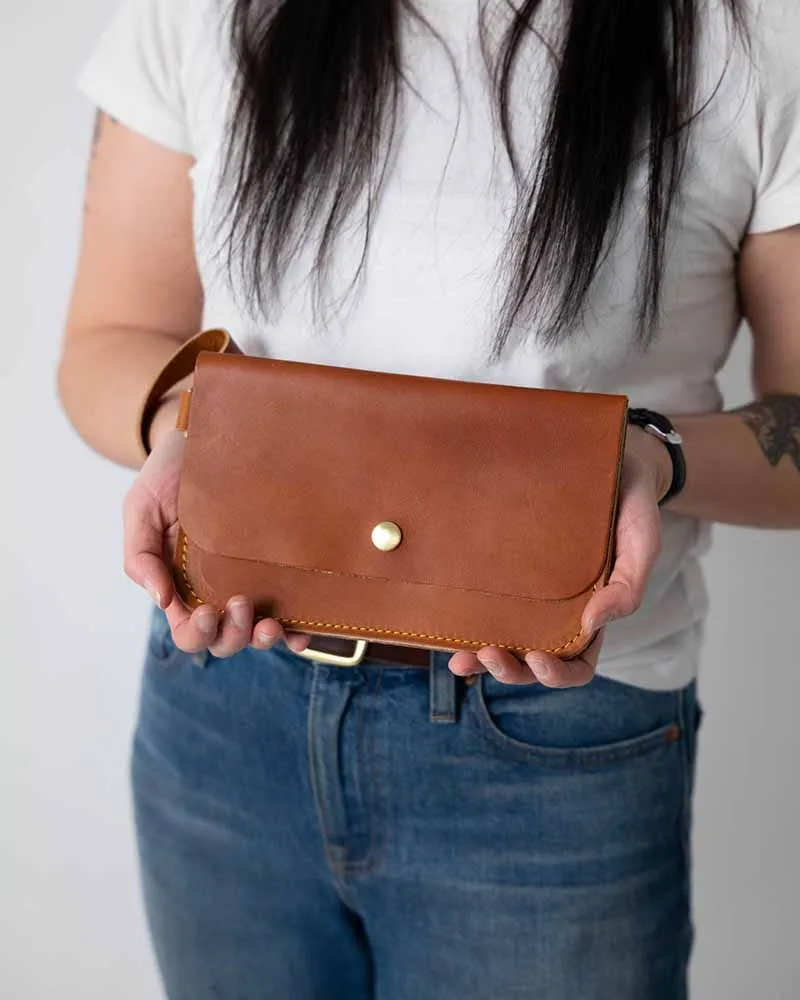 The Pricy Black Wristlet Clutch
