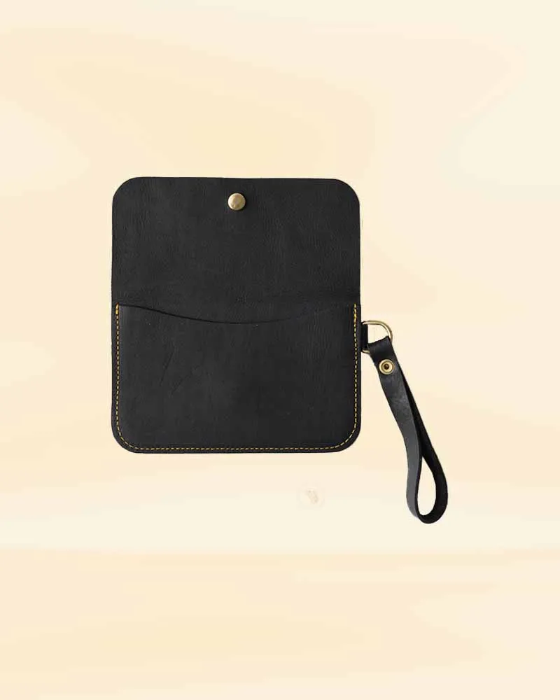 The Pricy Black Wristlet Clutch