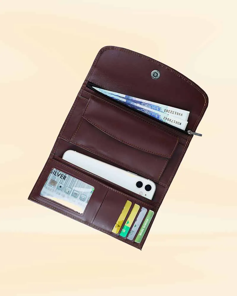 The Pricy Essential Everyday Leather Clutch Wallet