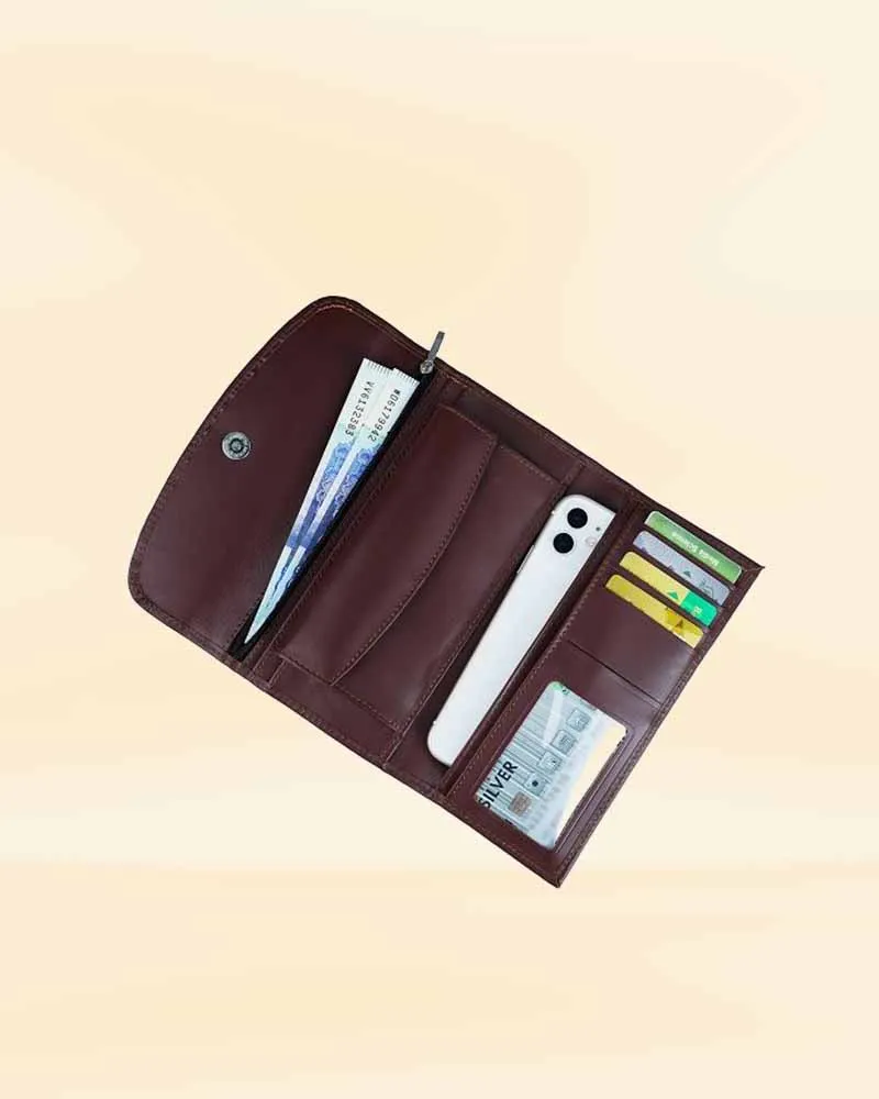The Pricy Essential Everyday Leather Clutch Wallet