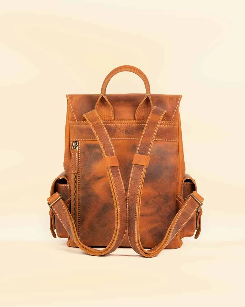 THE PRICY MULTI POCKETS MINI LEATHER BACKPACK