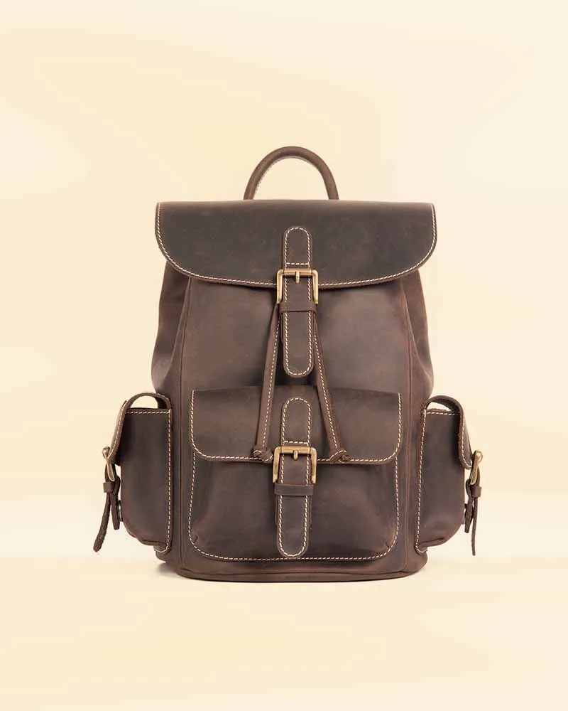 THE PRICY MULTI POCKETS MINI LEATHER BACKPACK