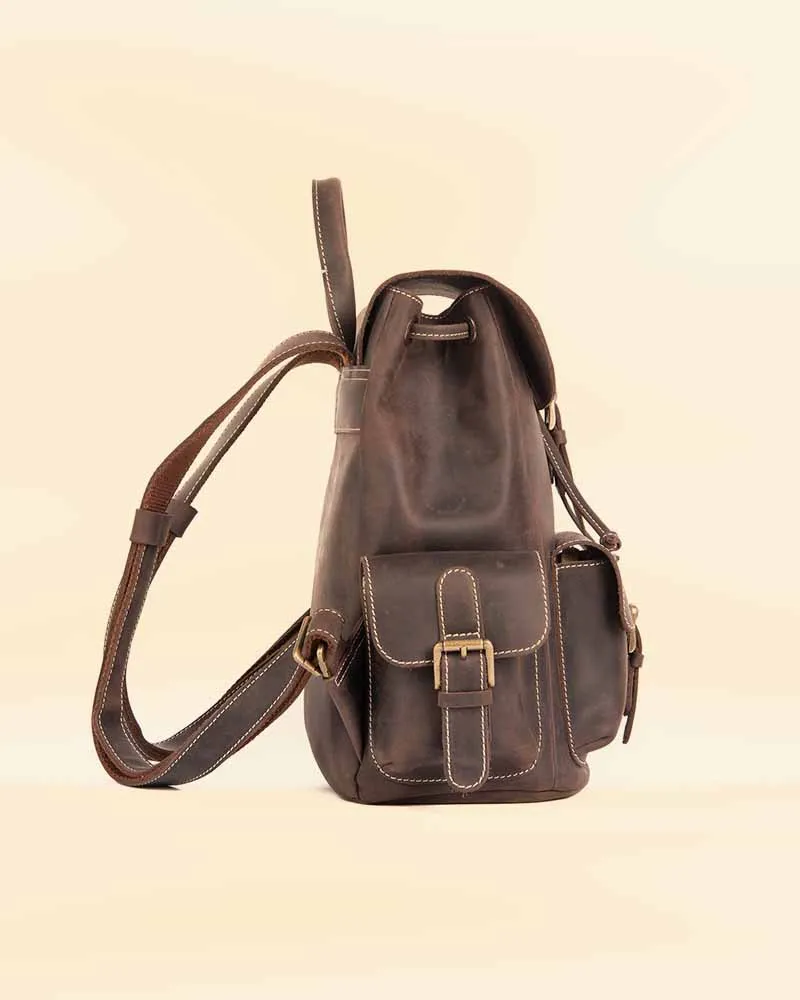 THE PRICY MULTI POCKETS MINI LEATHER BACKPACK