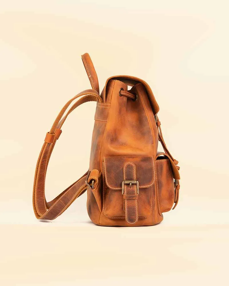 THE PRICY MULTI POCKETS MINI LEATHER BACKPACK