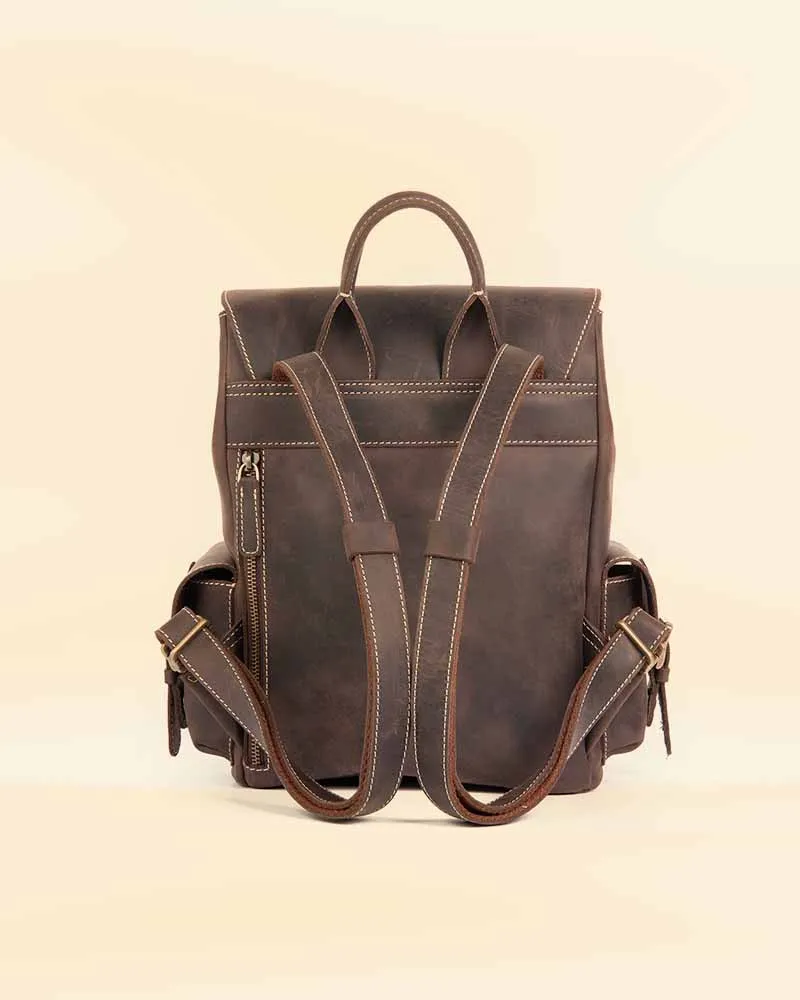 THE PRICY MULTI POCKETS MINI LEATHER BACKPACK