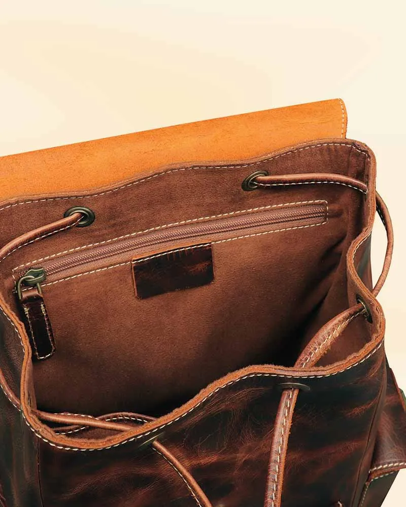 THE PRICY MULTI POCKETS MINI LEATHER BACKPACK