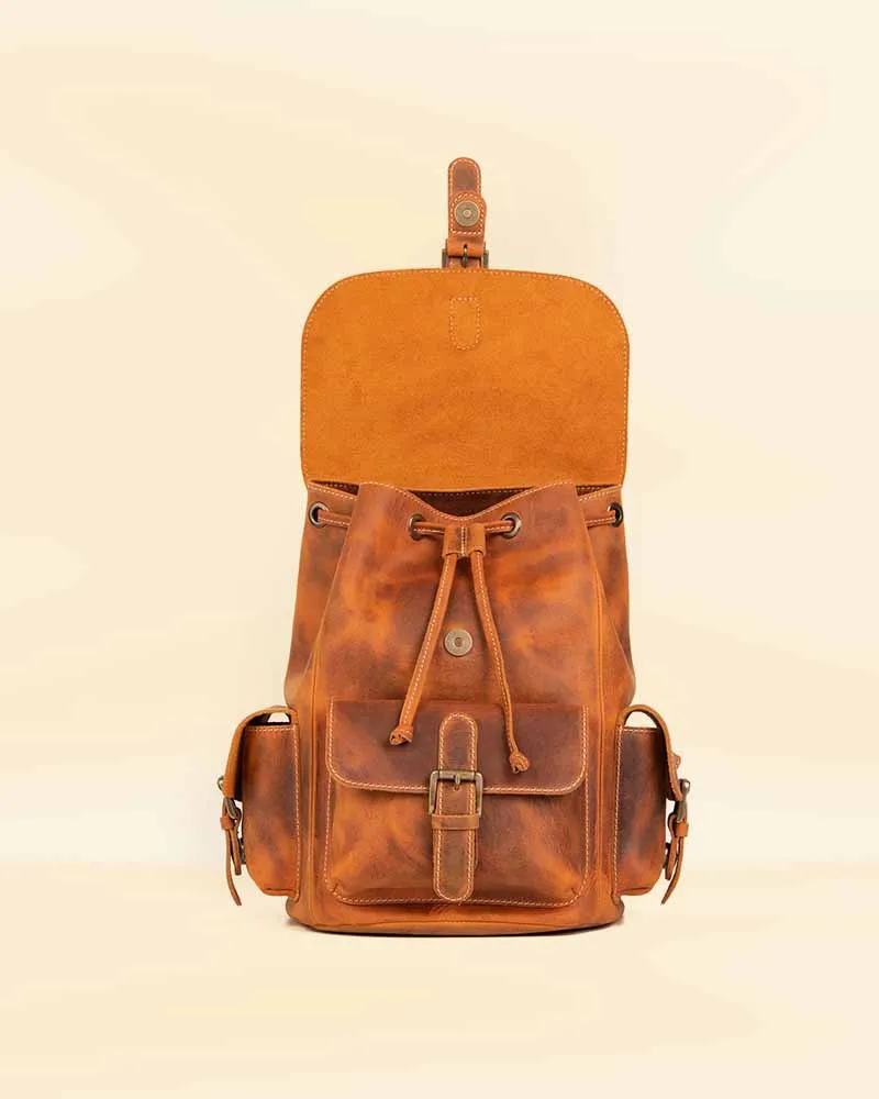 THE PRICY MULTI POCKETS MINI LEATHER BACKPACK