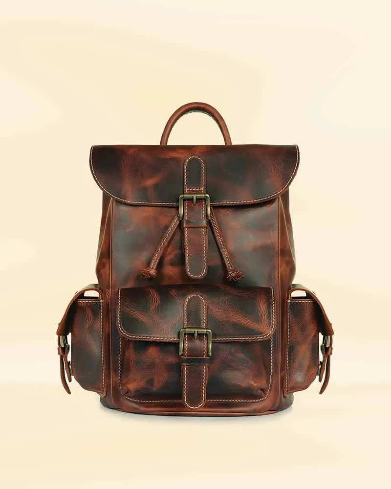 THE PRICY MULTI POCKETS MINI LEATHER BACKPACK