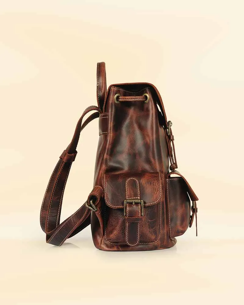 THE PRICY MULTI POCKETS MINI LEATHER BACKPACK