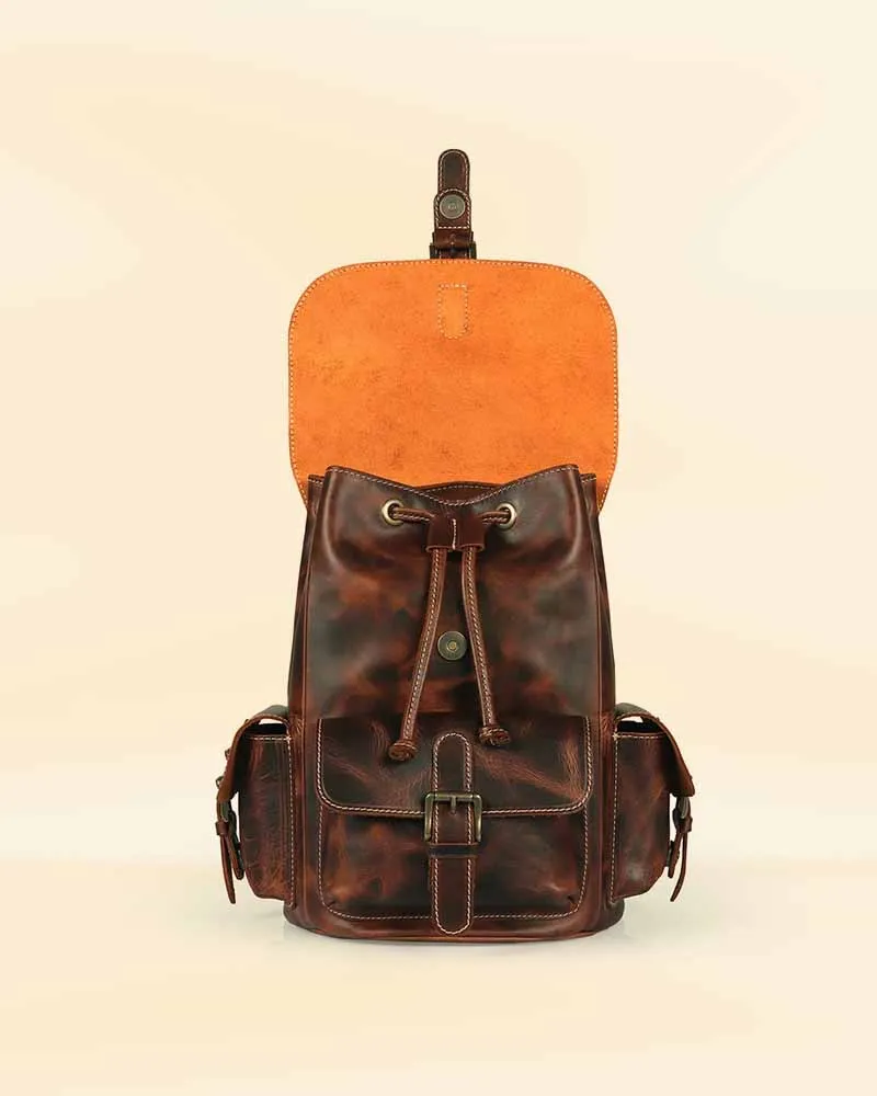 THE PRICY MULTI POCKETS MINI LEATHER BACKPACK