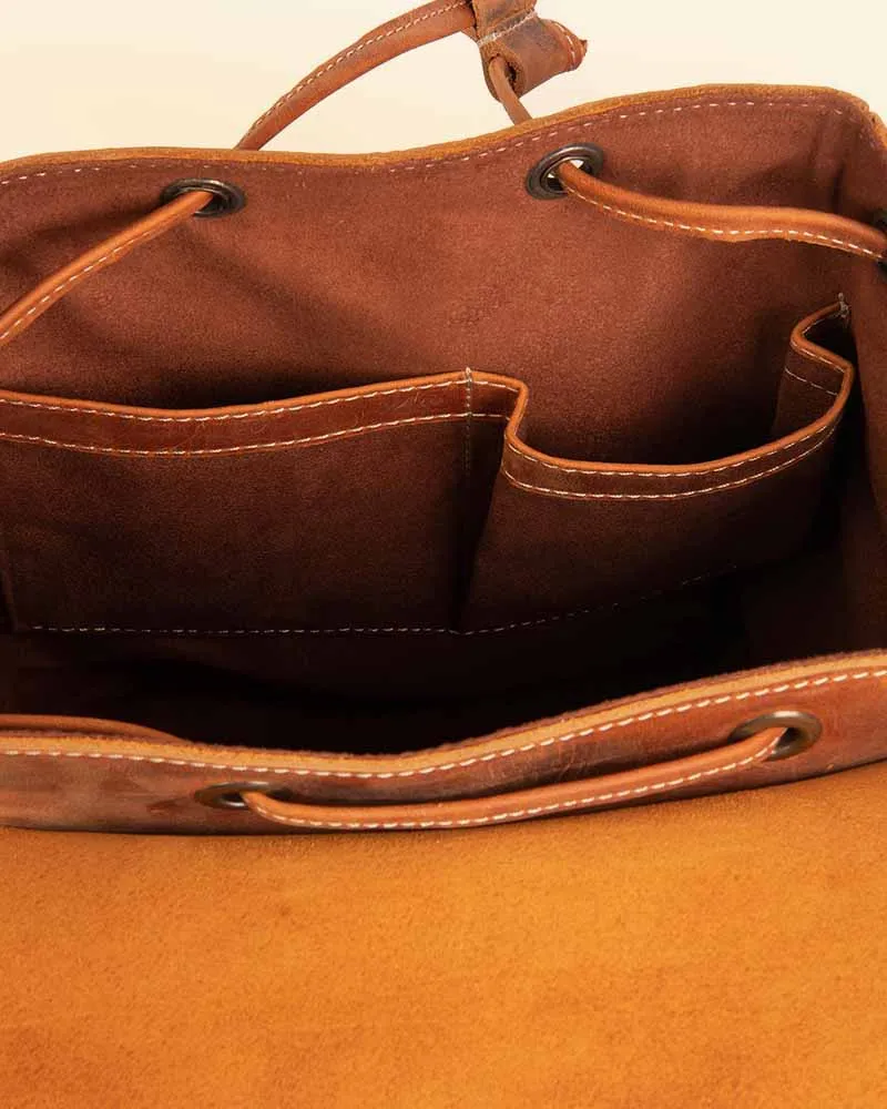 THE PRICY MULTI POCKETS MINI LEATHER BACKPACK
