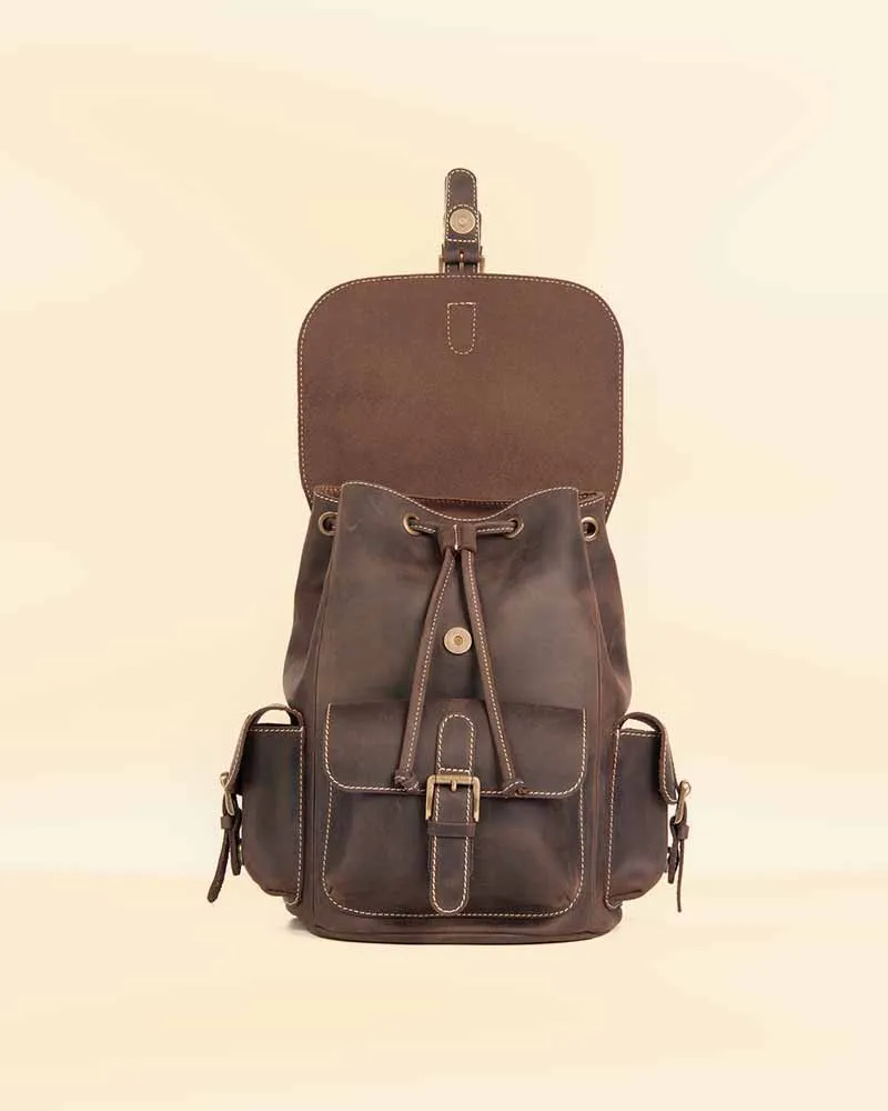 THE PRICY MULTI POCKETS MINI LEATHER BACKPACK