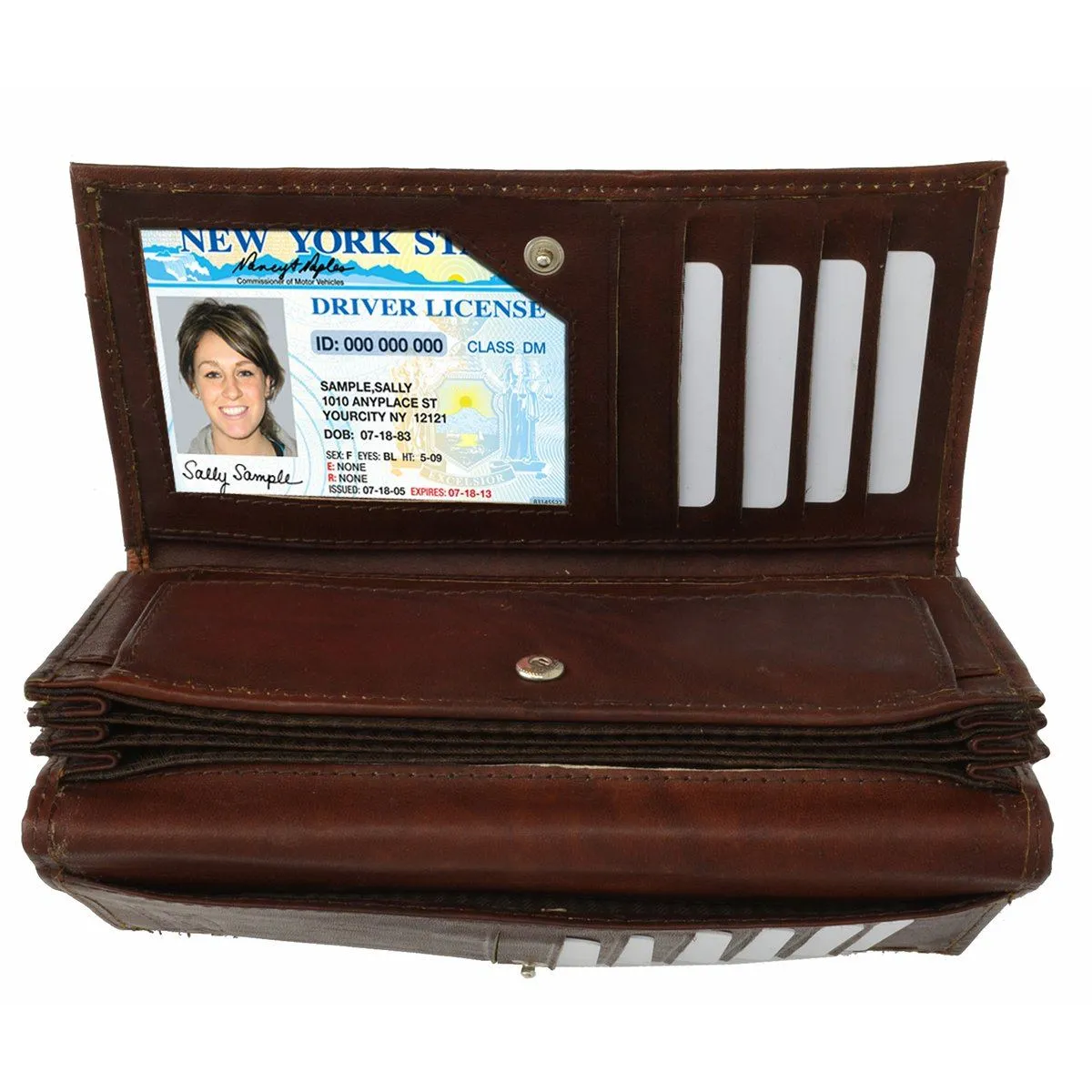 The Timeless Leather Tri-fold Women Wallet