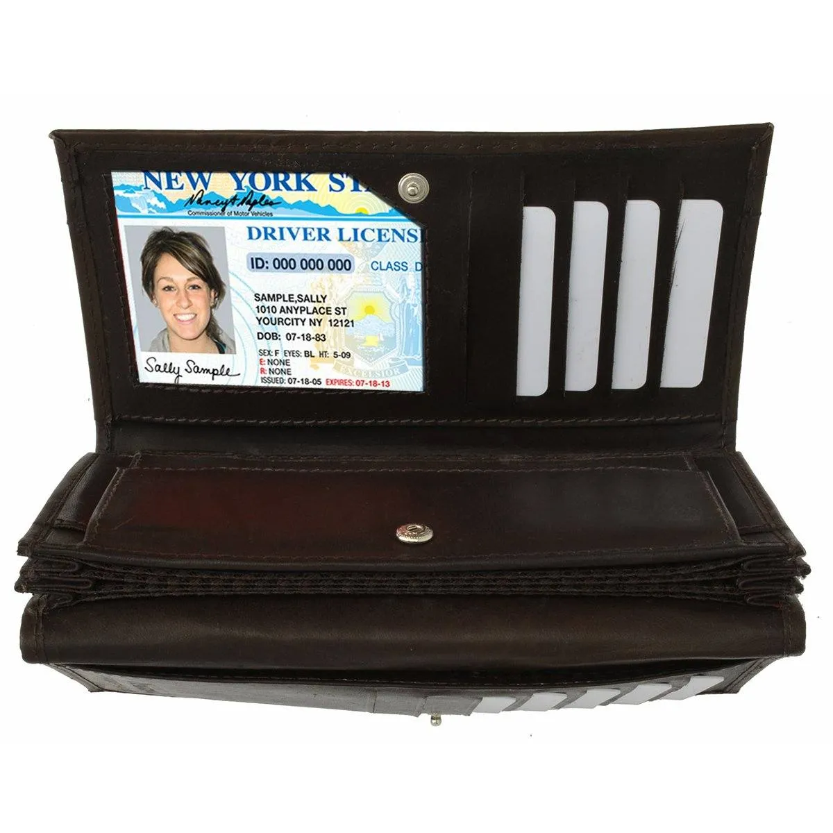 The Timeless Leather Tri-fold Women Wallet