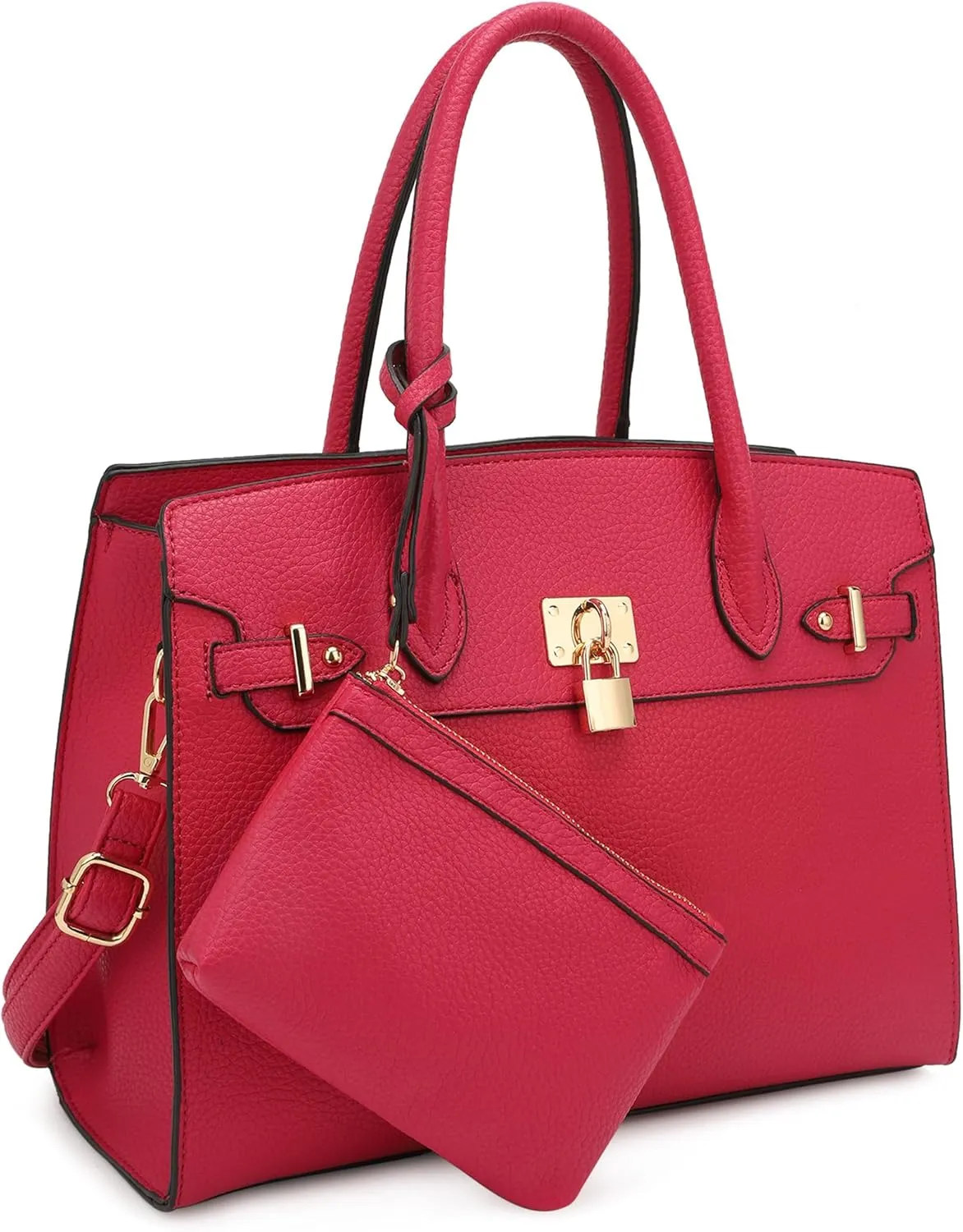 Top Handle Bag For Women, Crossbody Designer Satchels, Adjustable Strap With Wallet For Ladies 3pcs