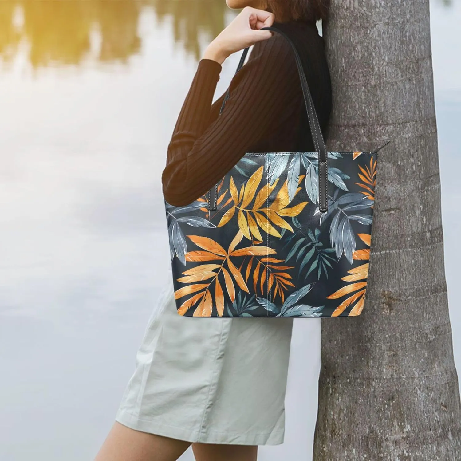 Tote Bag Triangle Women Purses Handbags
