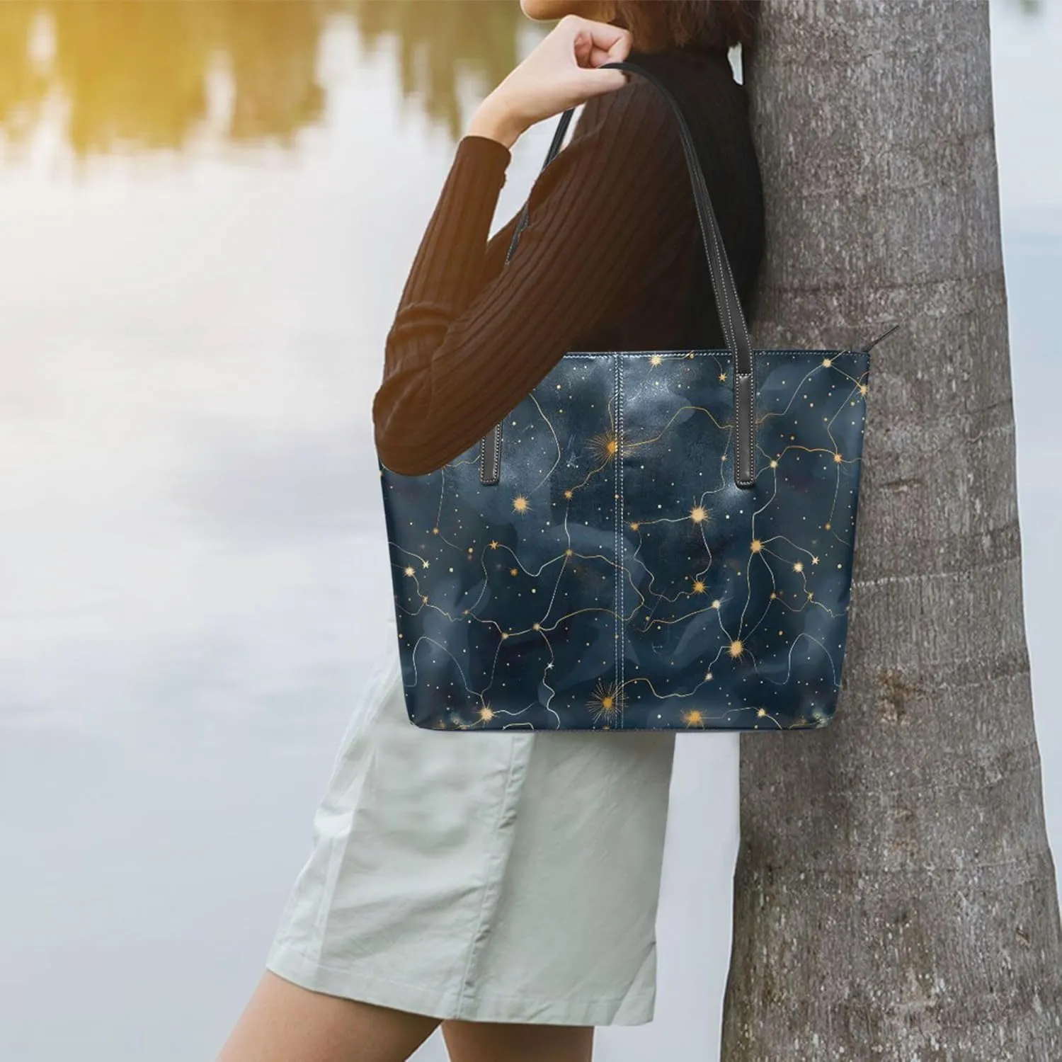Tote Bag Triangle Women Purses Handbags