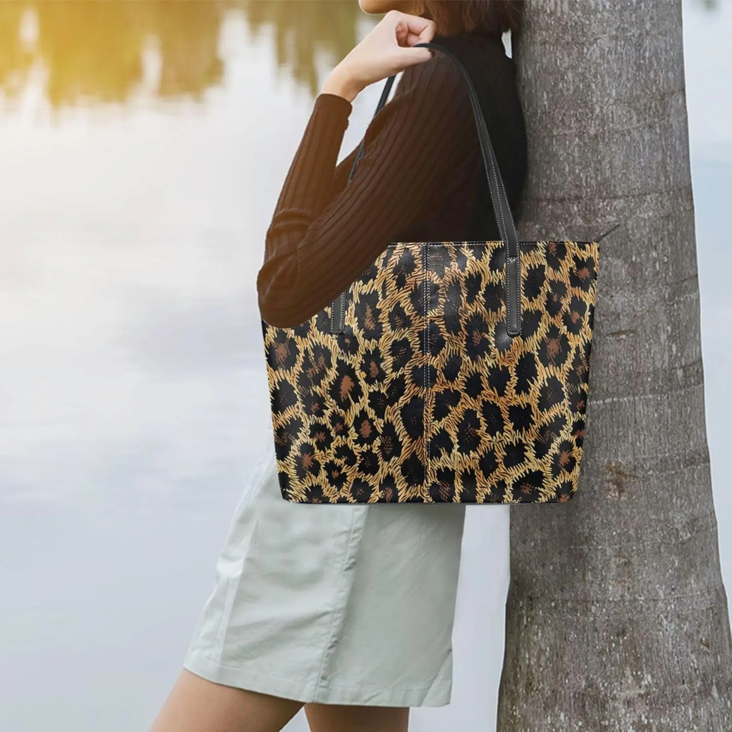 Tote Bag Zebra Women Purses Handbags Shoulder Bag