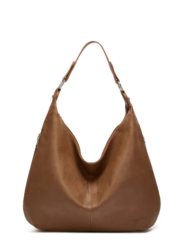 Tote Shoulder Hobo Bag in Faux Leather