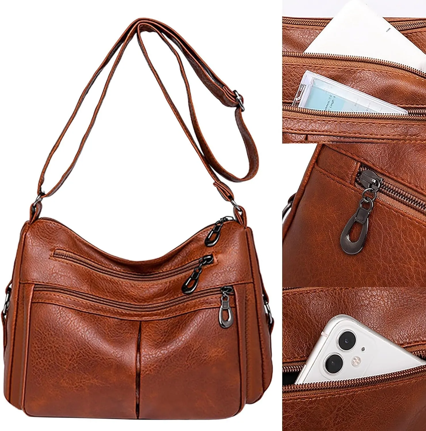 Travel Purses for Women, Waterproof Nylon Crossbody Bags for Woman Trendy, Anti Theft Shoulder Bag Ladies Bag