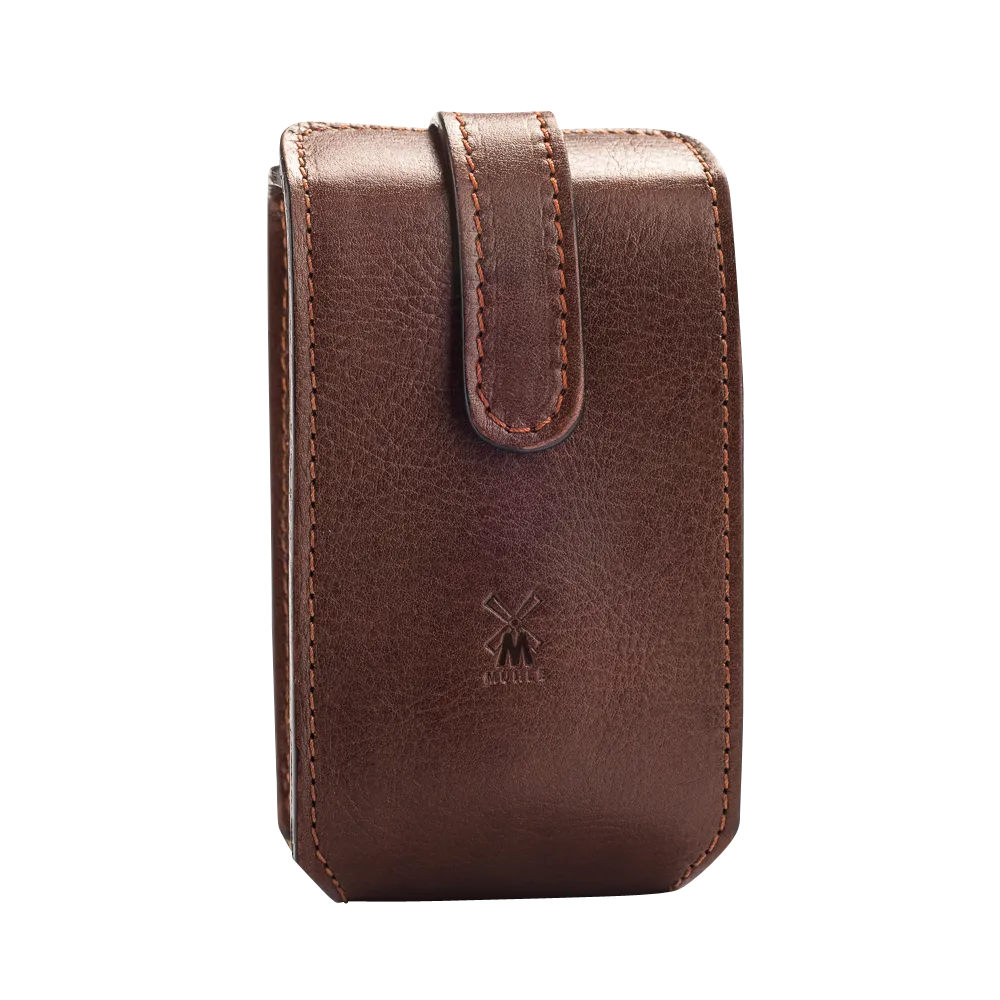 TRAVEL - Travel Shaving Set with Leather Pouch