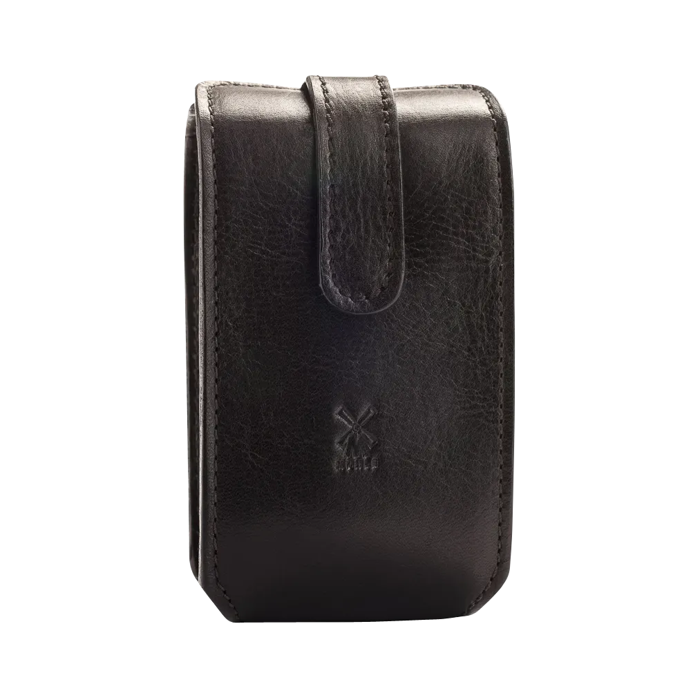 TRAVEL - Travel Shaving Set with Leather Pouch