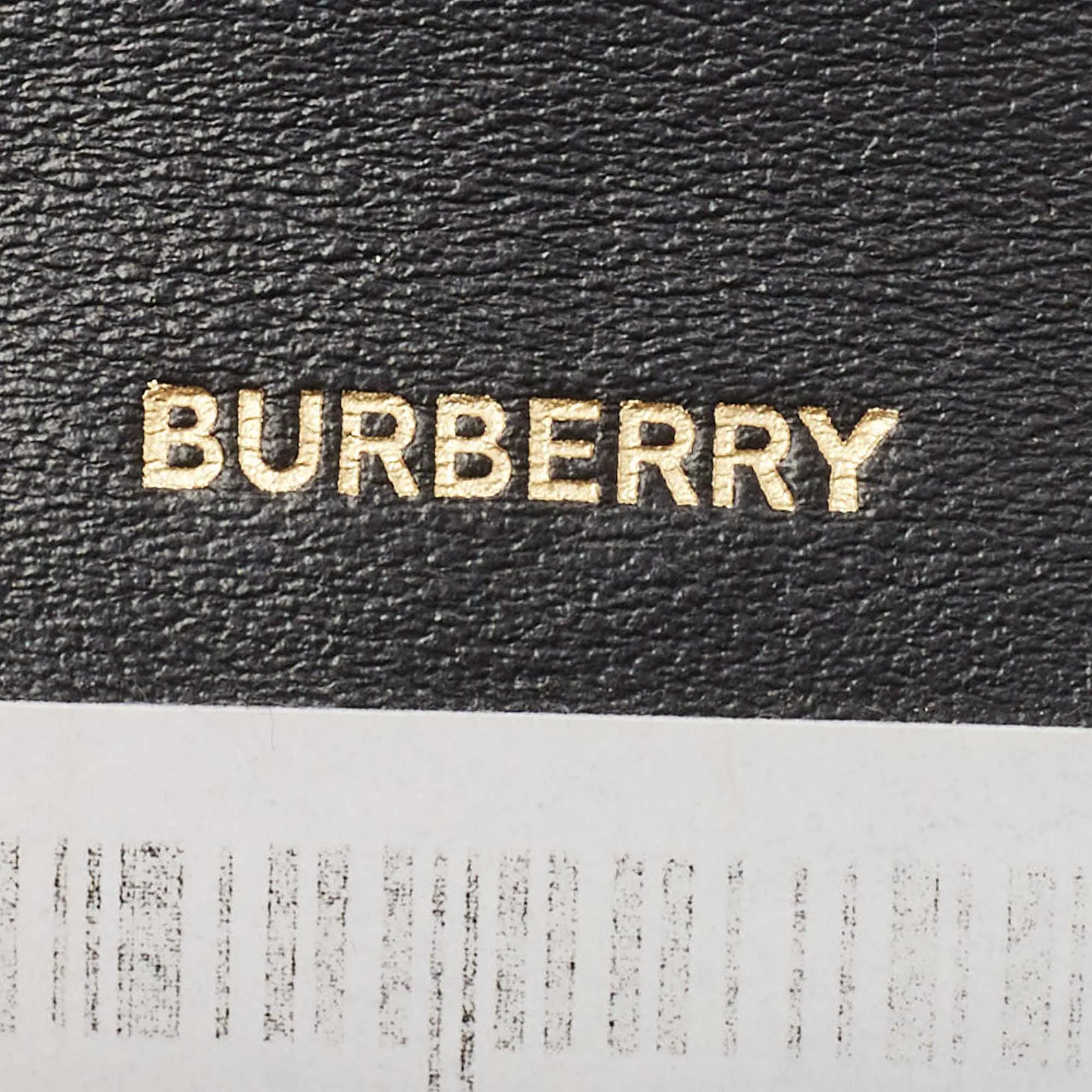 Trendy Inspired Burberry Black/brown Leopard Print Leather Jody Chain Card Case