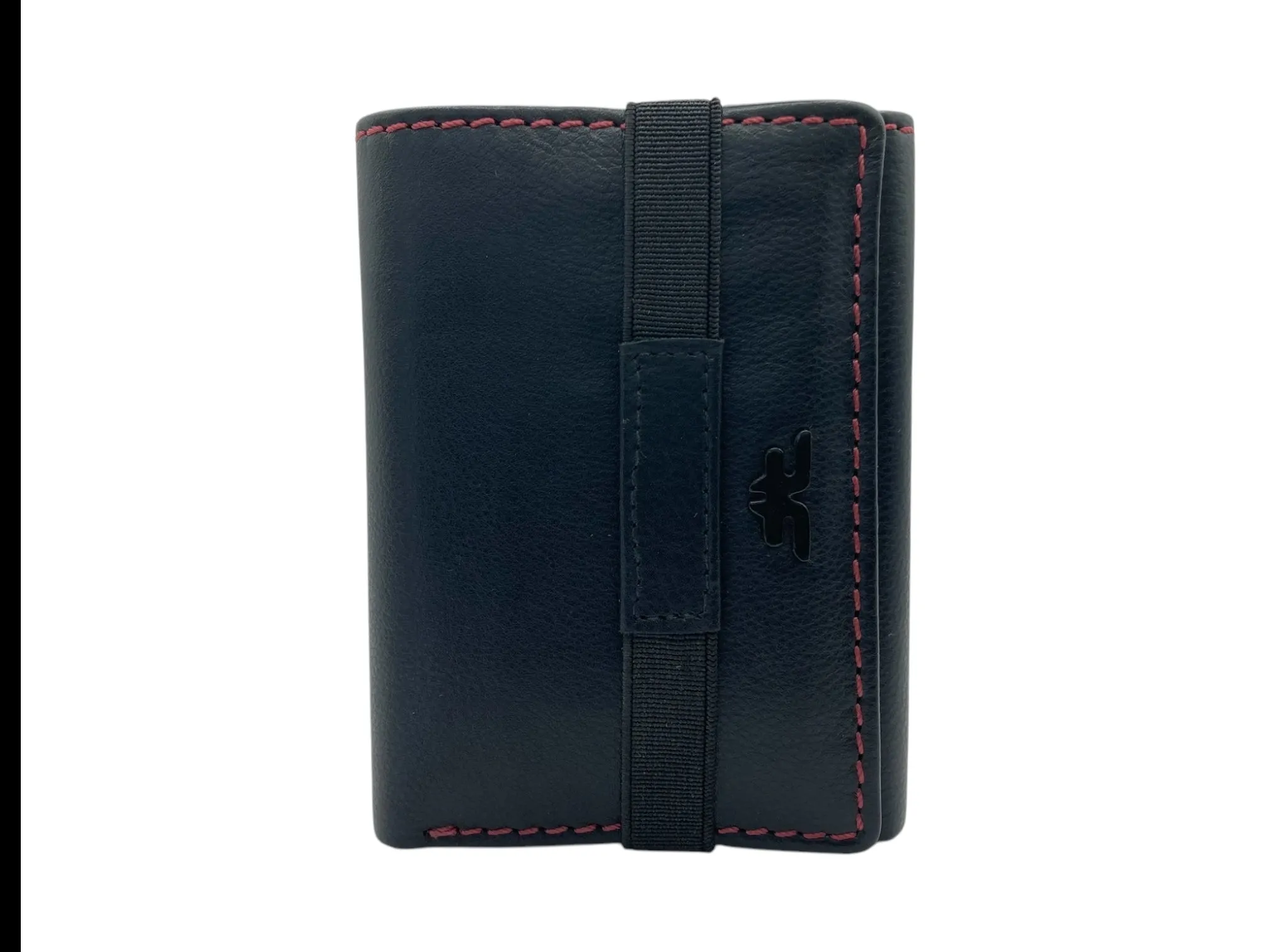 Trifold Wallet RFID Slim Wallets 10 Card Double Stitch # 1508 [Elastic]