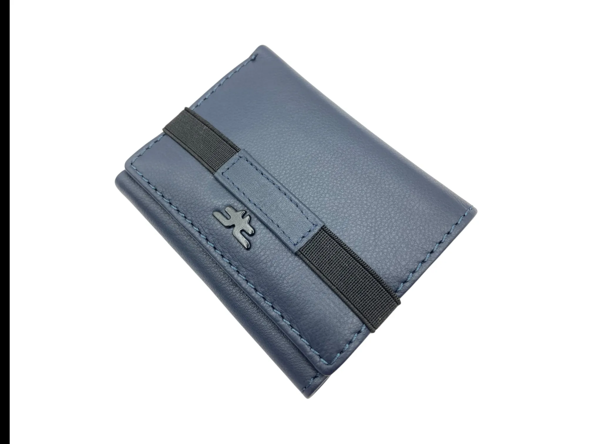 Trifold Wallet RFID Slim Wallets 10 Card Double Stitch # 1508 [Elastic]