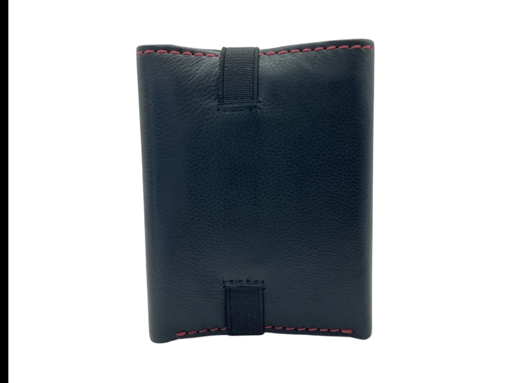Trifold Wallet RFID Slim Wallets 10 Card Double Stitch # 1508 [Elastic]