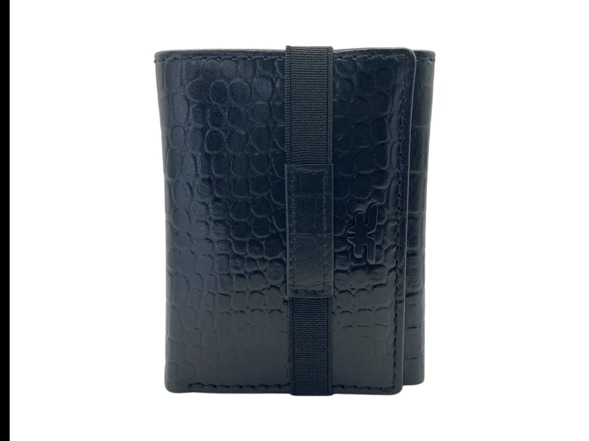 Trifold Wallet RFID Slim Wallets 10 Card Double Stitch # 1508 [Elastic]
