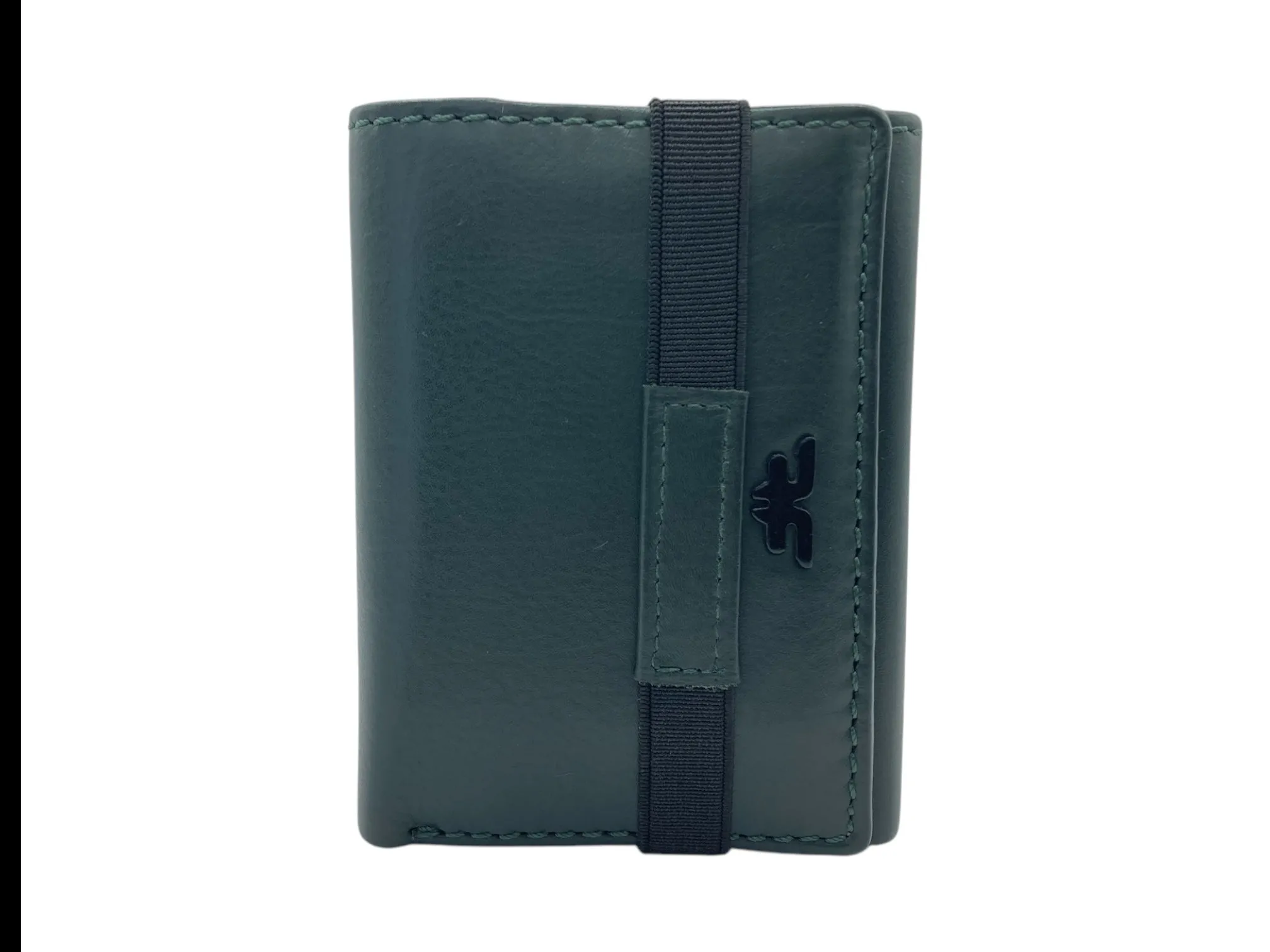 Trifold Wallet RFID Slim Wallets 10 Card Double Stitch # 1508 [Elastic]